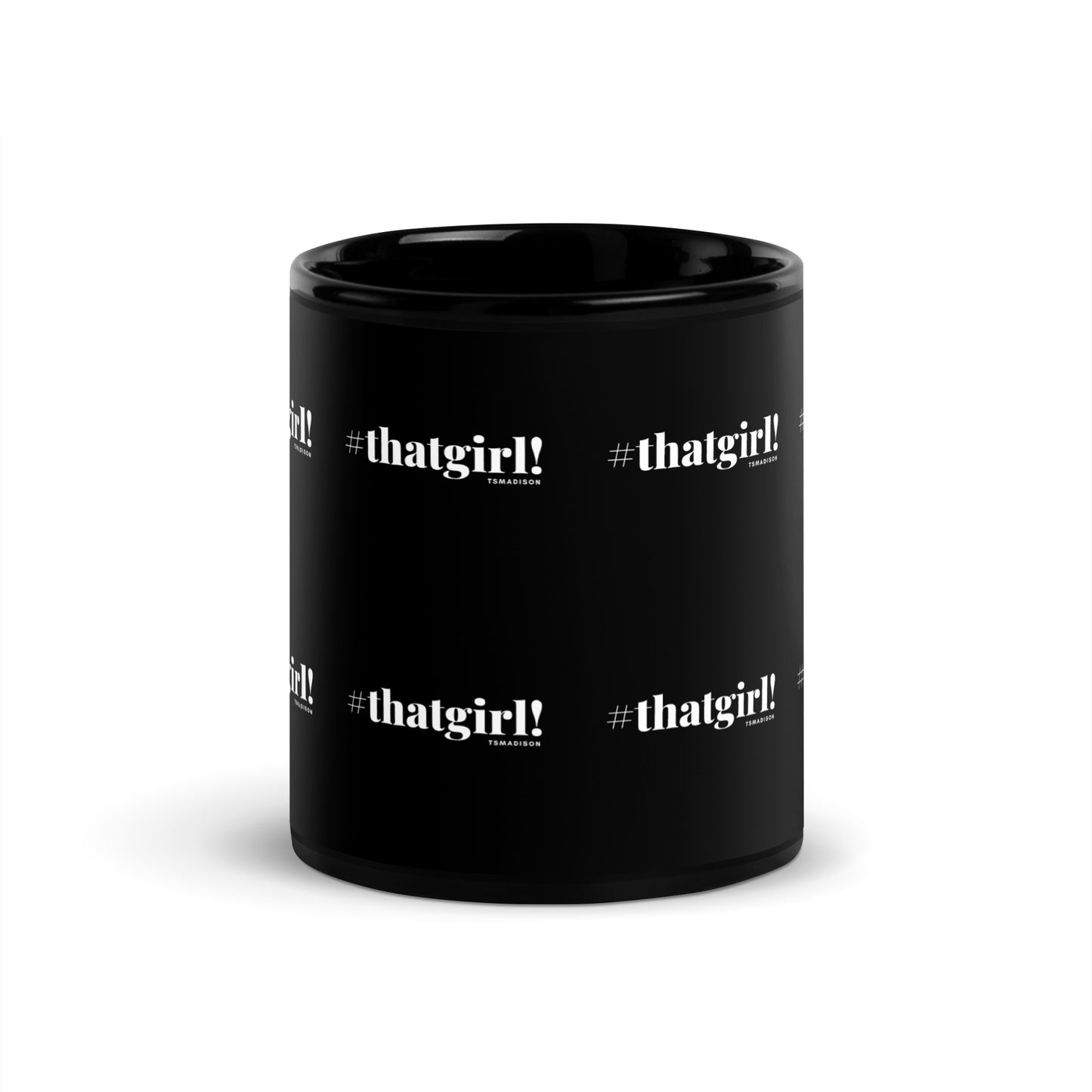 thatgirl! - Black Glossy Mug