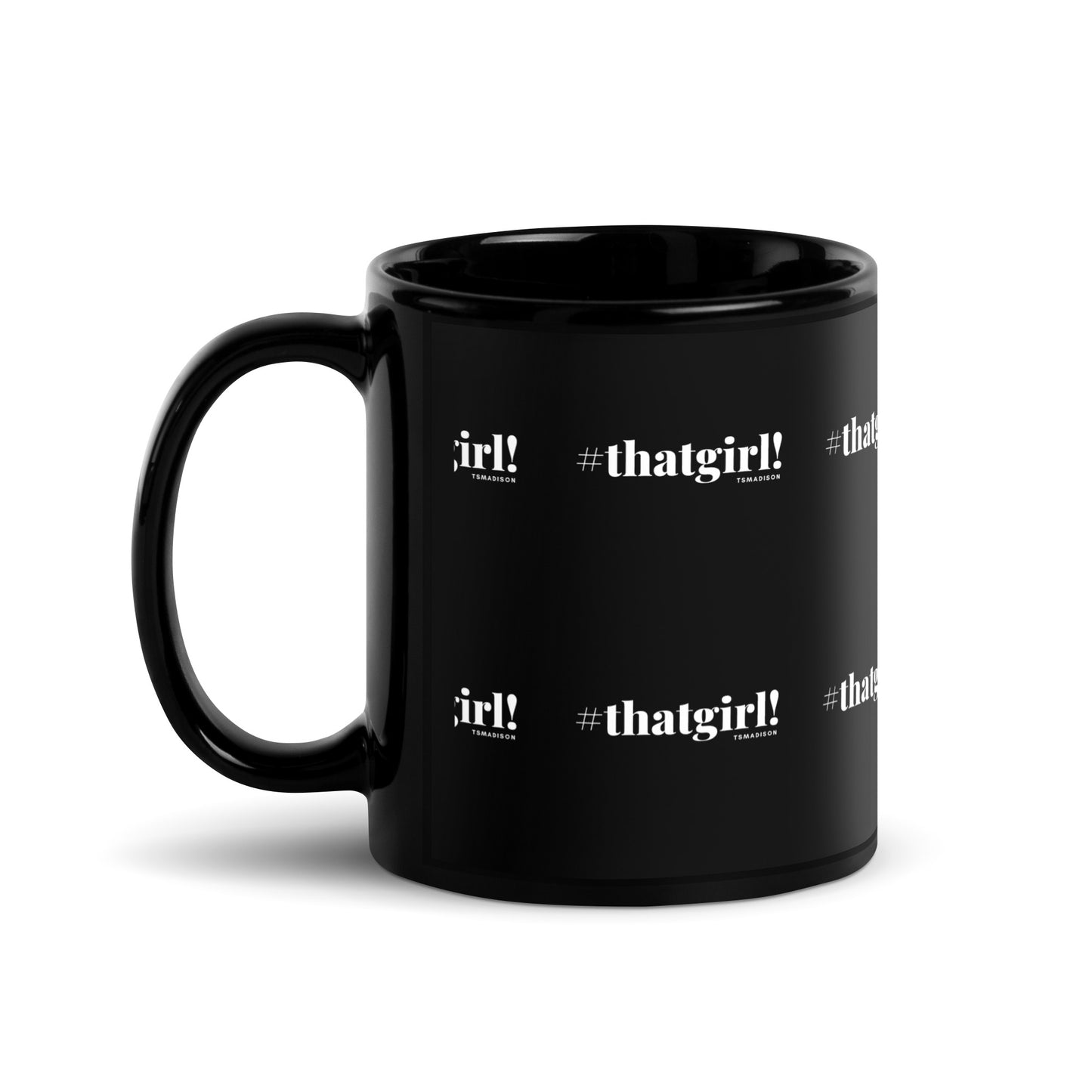 thatgirl! - Black Glossy Mug