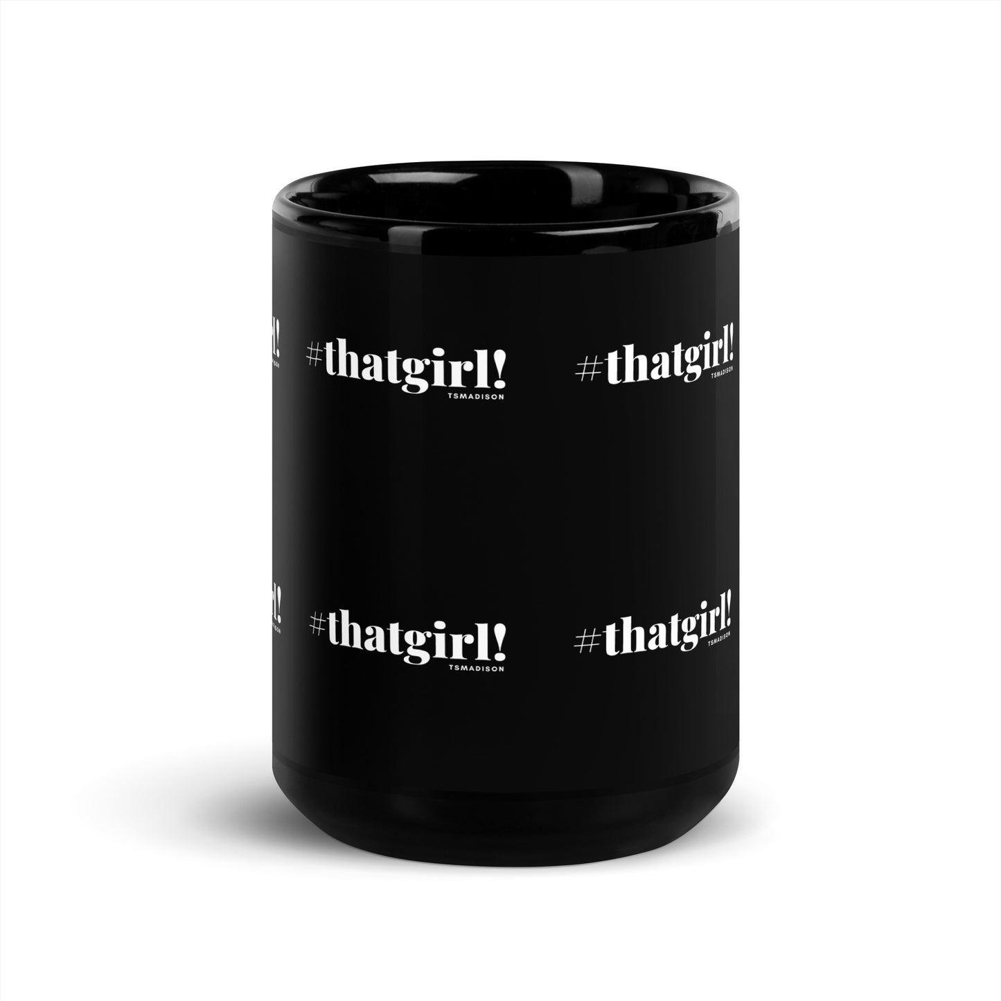 thatgirl! - Black Glossy Mug