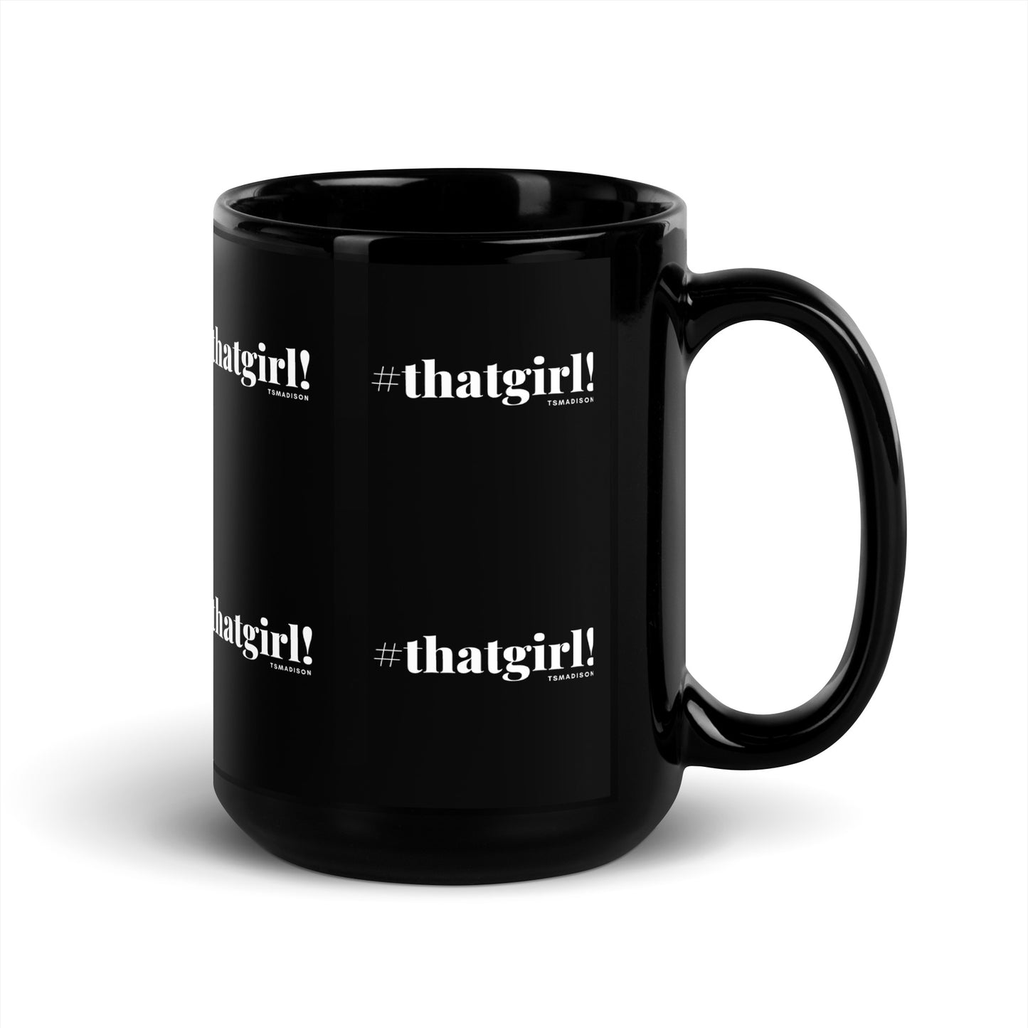 thatgirl! - Black Glossy Mug