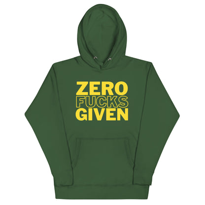 Zero Fucks Given - Unisex Hoodie