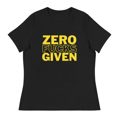 Zero Fucks Given - Women's Relaxed T-Shirt