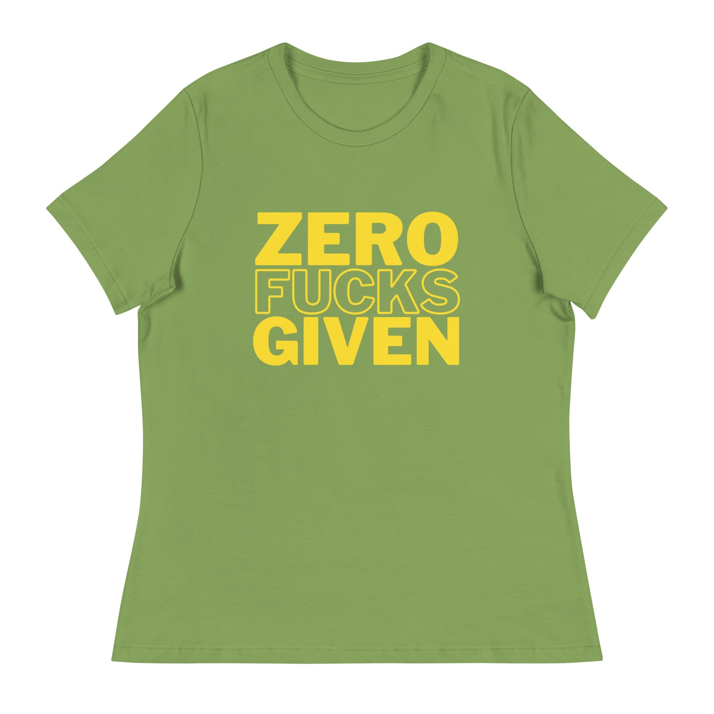 Zero Fucks Given - Women's Relaxed T-Shirt