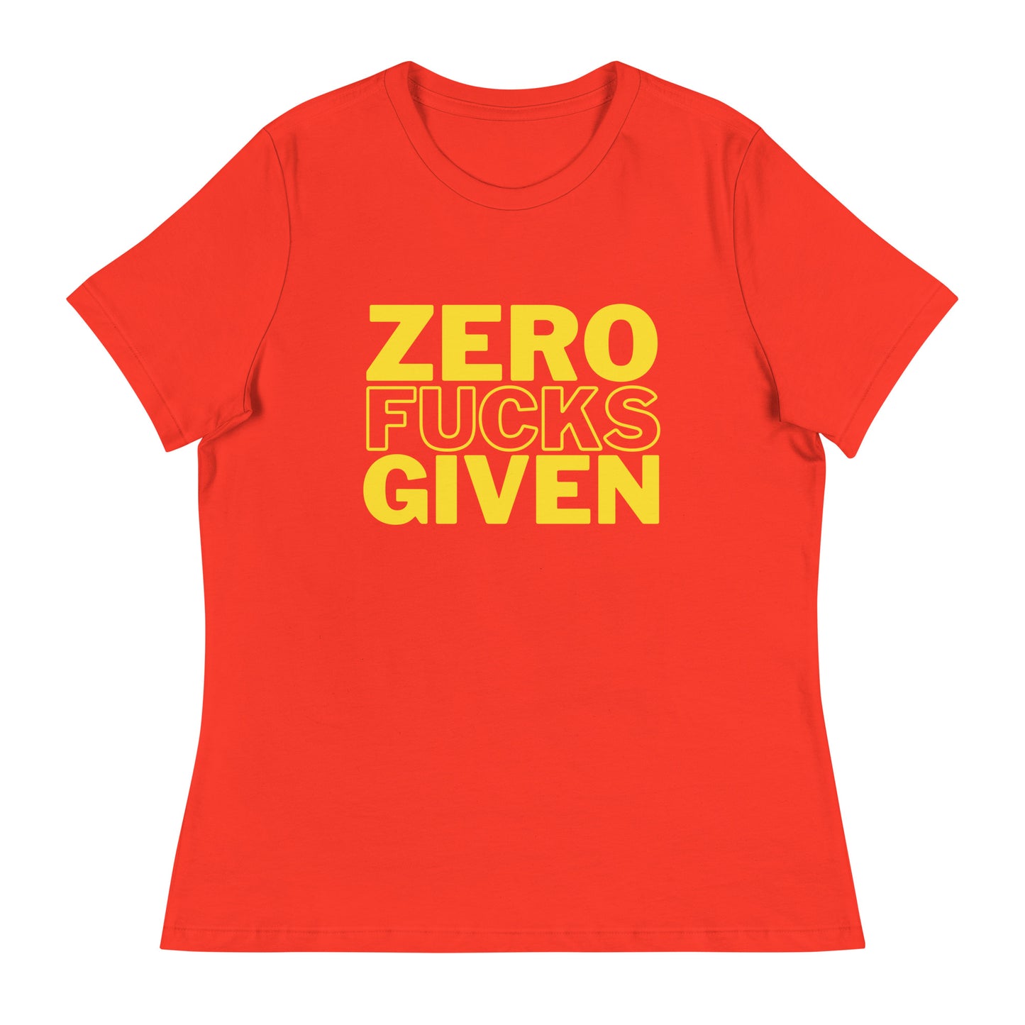 Zero Fucks Given - Women's Relaxed T-Shirt